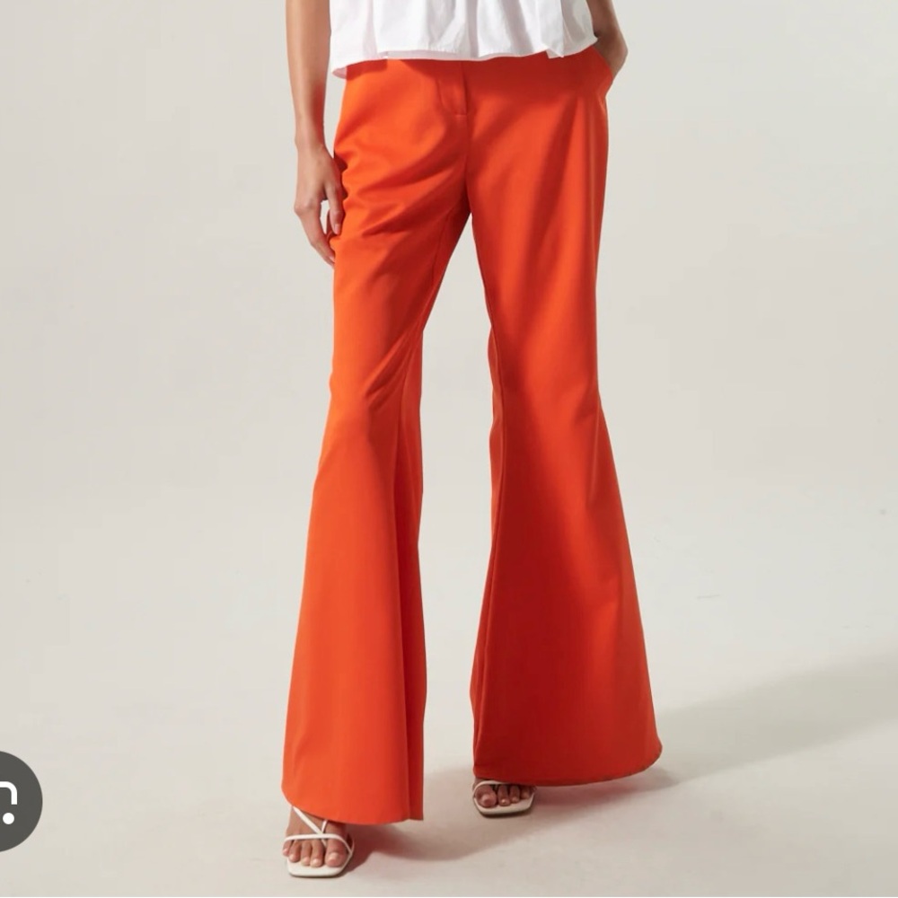NWT Vici Collection X Sugar Lips Power Moves Red Flare Pants XS